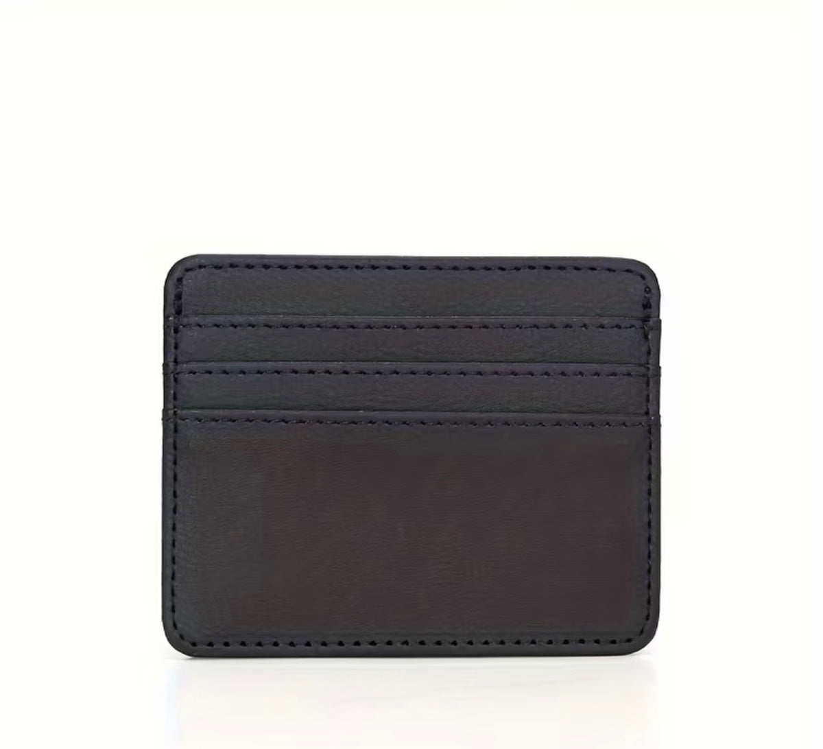 Slim Wallet Kartenetui Geldbörse Münzfach Kunstleder Dünnes Portemonnaie NEU