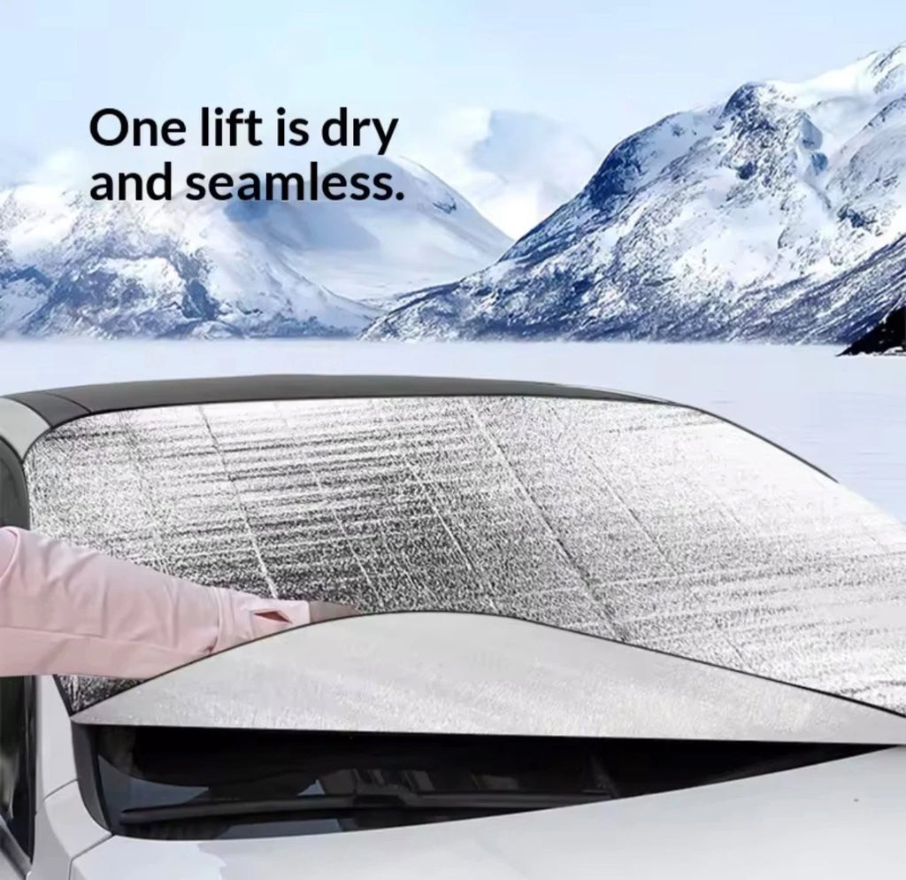 Auto-Windschutzscheiben-Schneeabdeckung – Winter & Sonnenschutz