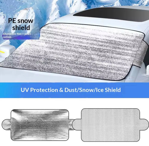 Auto-Windschutzscheiben-Schneeabdeckung – Winter & Sonnenschutz