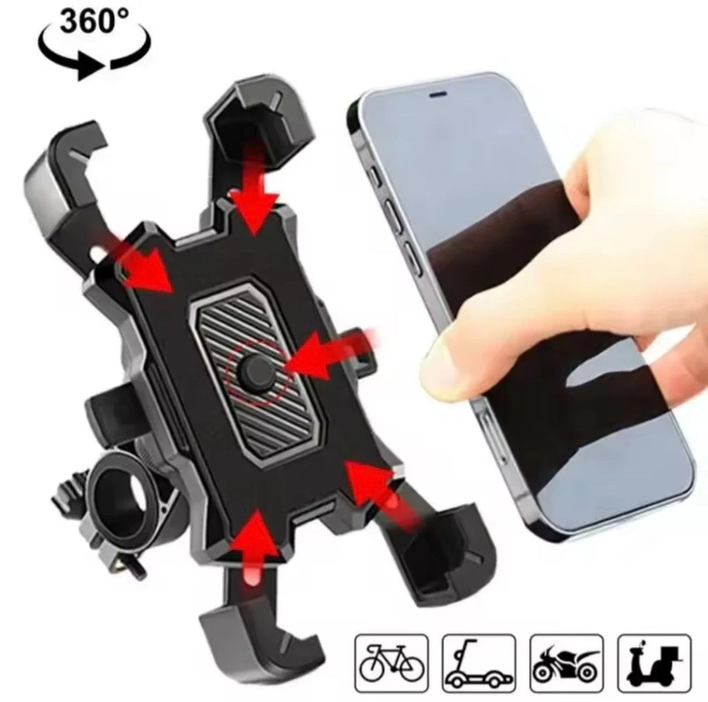 Fahrrad Handyhalter 360° Drehbar Universal MTB Motorrad Lenker Halter Neu