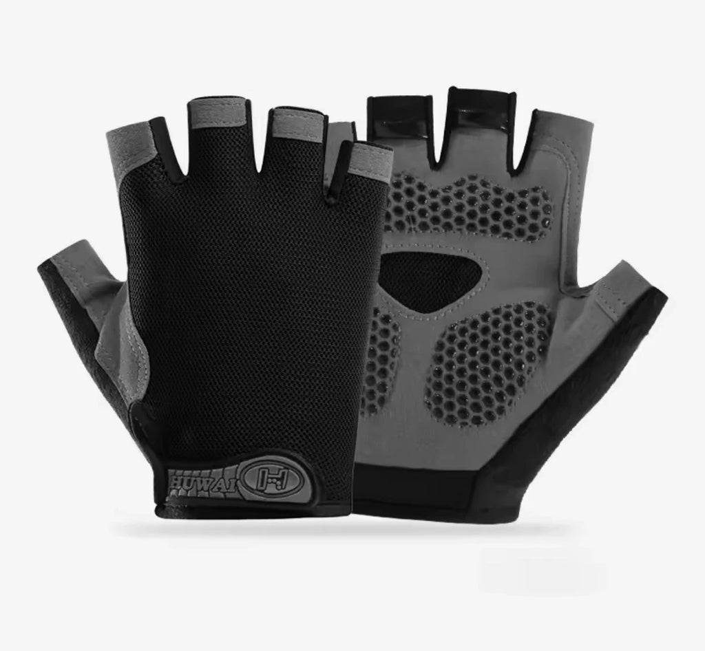 Fahrradhandschuhe Herren Damen Kurzfinger Fitness Handschuhe Anti-Rutsch Atmung