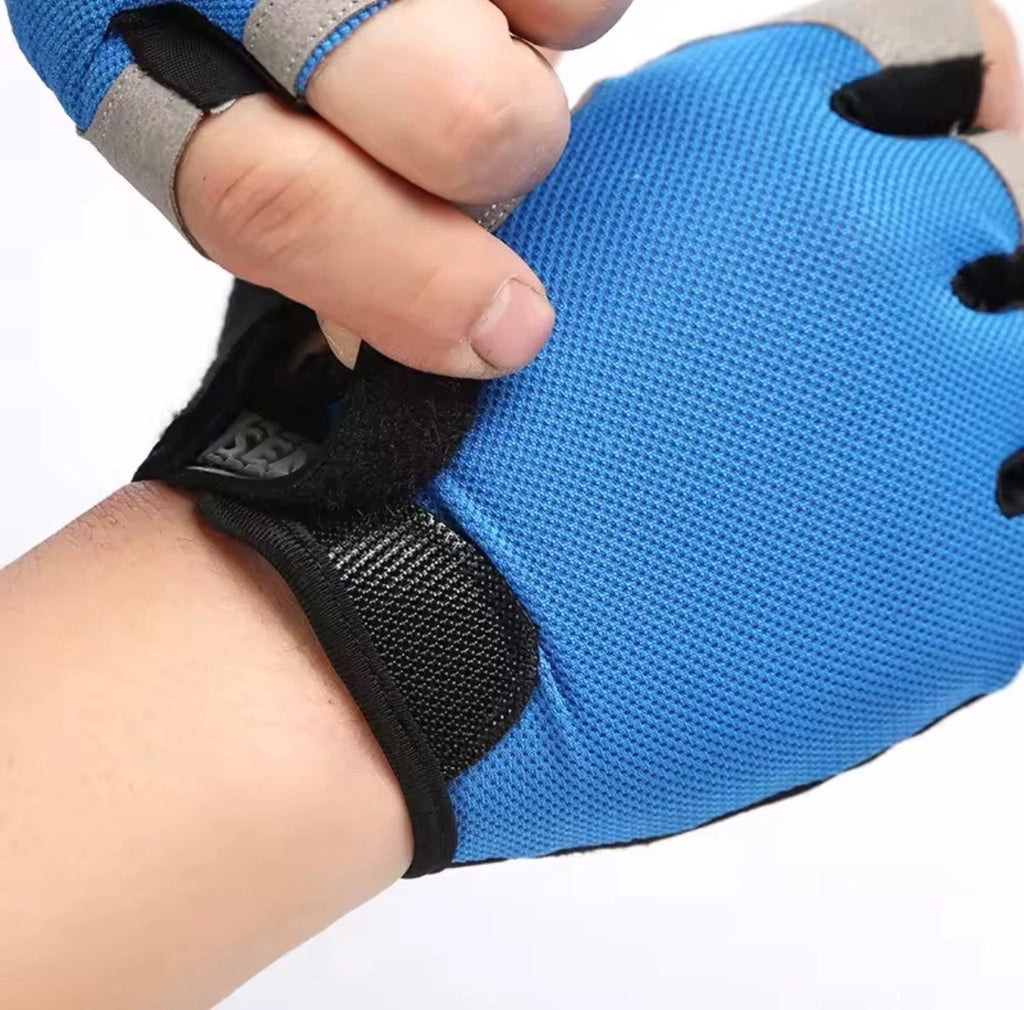 Fahrradhandschuhe Herren Damen Kurzfinger Fitness Handschuhe Anti-Rutsch Atmung