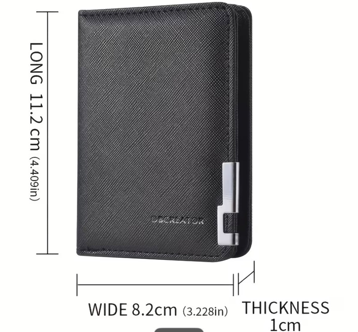 Herren Geldbörse Retro Portemonnaie Geldbörse Doppel Reißverschluss Wallet Dünn