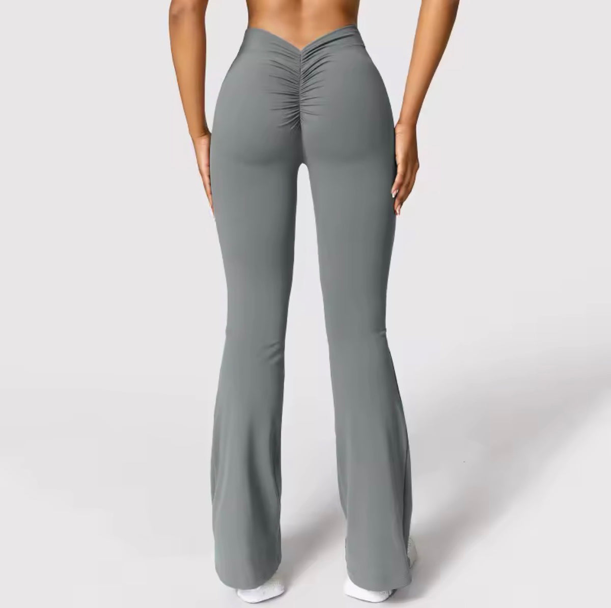 Schlag Leggings Frauen Mode Sport Hosen Hohe Taille Push-Up Booty