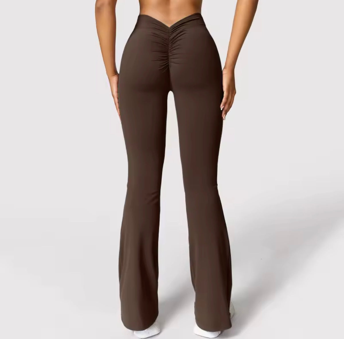 Schlag Leggings Frauen Mode Sport Hosen Hohe Taille Push-Up Booty