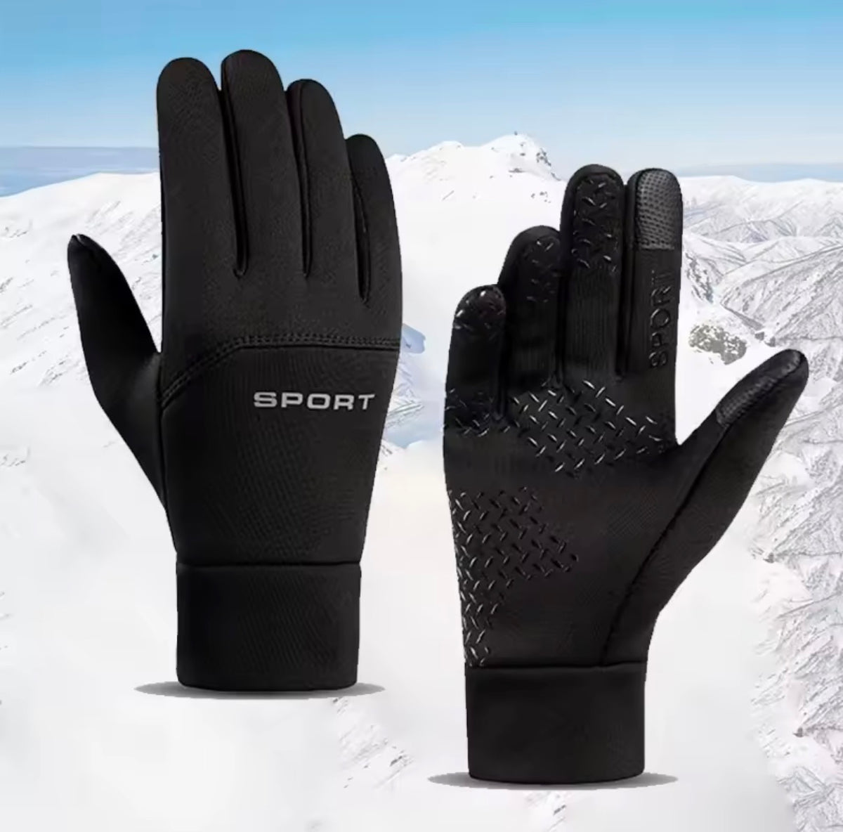 Winterhandschuhe Touchscreen Winddicht Thermohandschuhe Fahrrad Skifahren NEU
