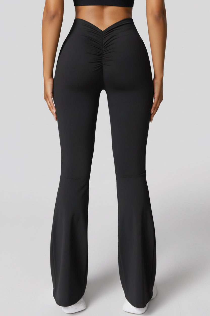Schlag Leggings Frauen Mode Sport Hosen Hohe Taille Push-Up Booty