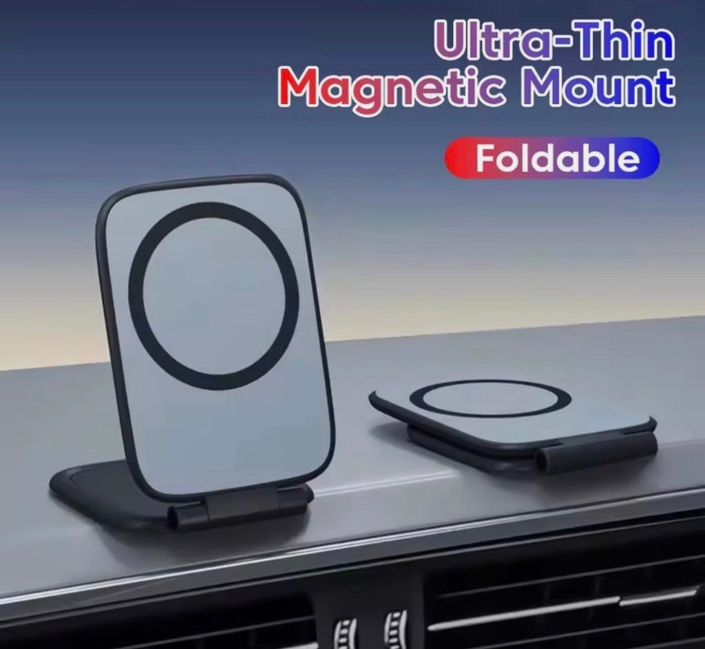 Magnetische Auto-Handyhalterung Ultrastark Faltbar 360° Universal Schwarz