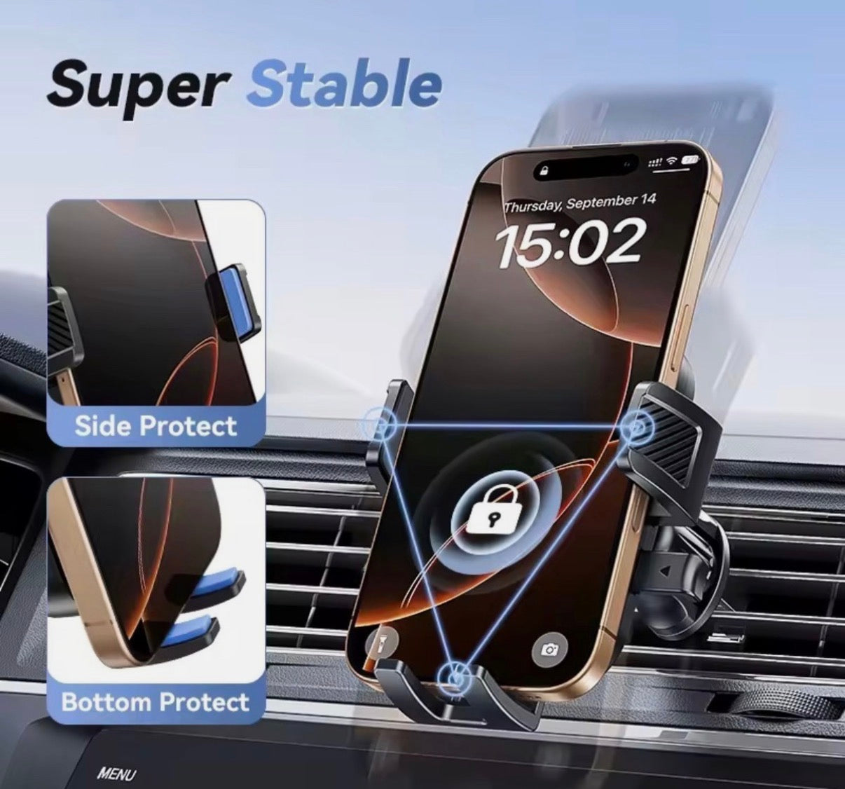 Joyroom Autotelefonhalterung 360° – Universal Handyhalter für Lüftungsgitter