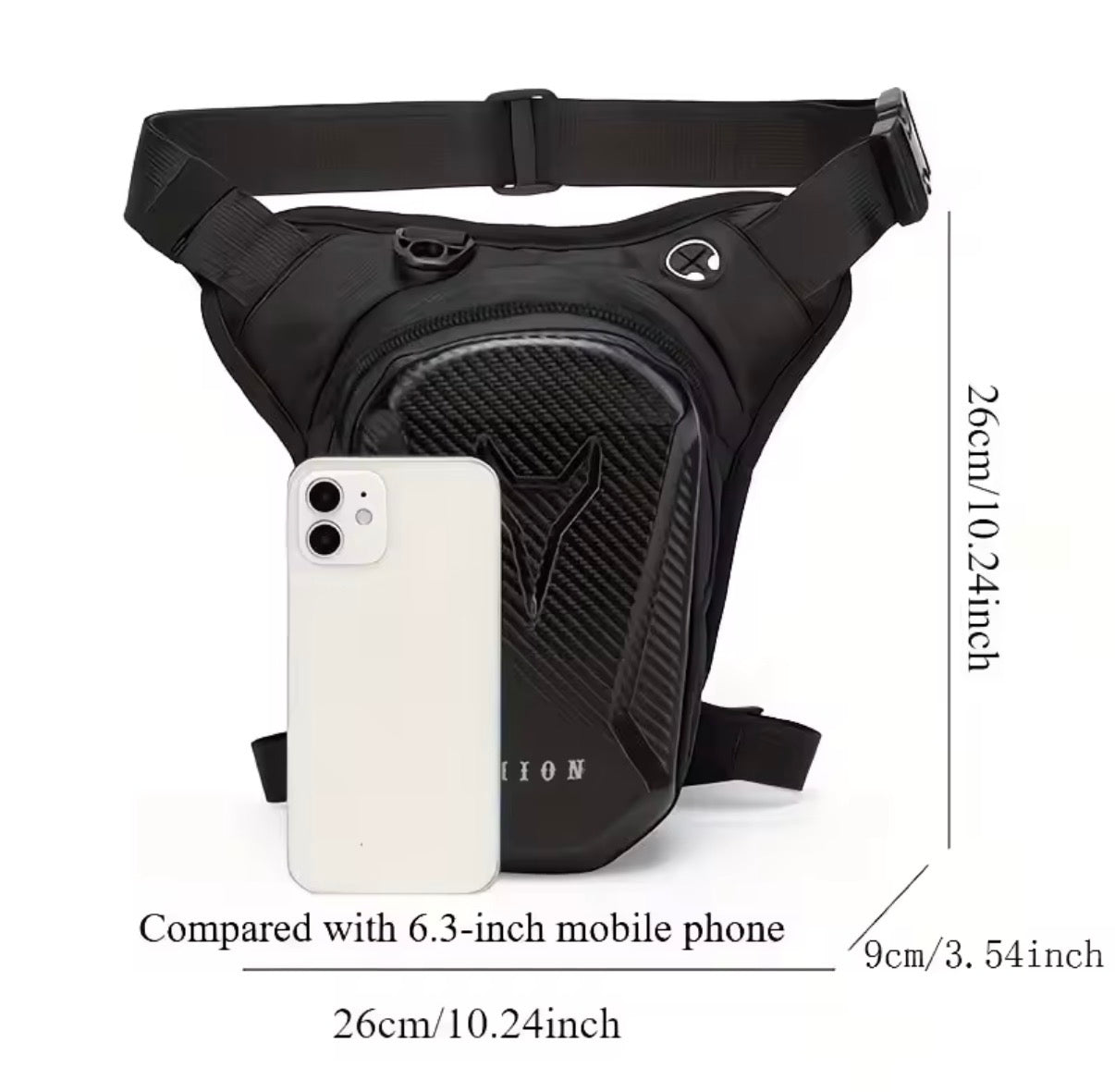 Motorrad Beintasche Wasserdicht Hüfttasche Oberschenkel Tasche Biker Crossbody